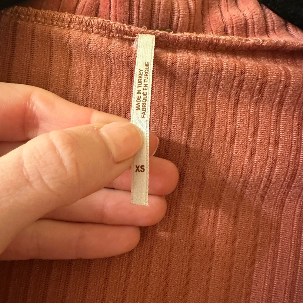 Pink Corduroy Button-Up Pullover - Picture 3 of 4